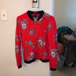 Floral Zip Up jacket